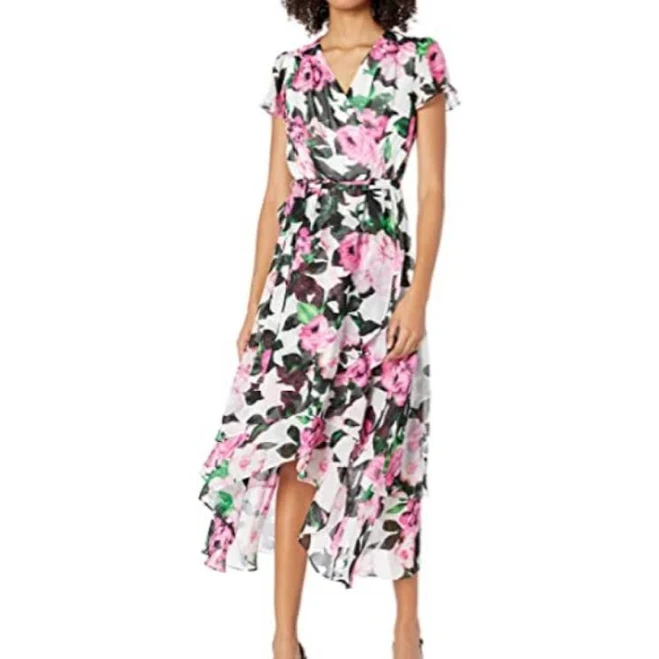dress Betsey Johnson Floral Wrap Midi Dress Poshmark $49