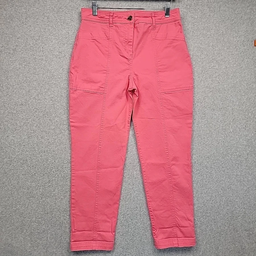 cargo pants Boden Abingdon High Rise Cargo Utility Pants Chinos Hot Pink Women's eBay - hopmario-3 $29.95