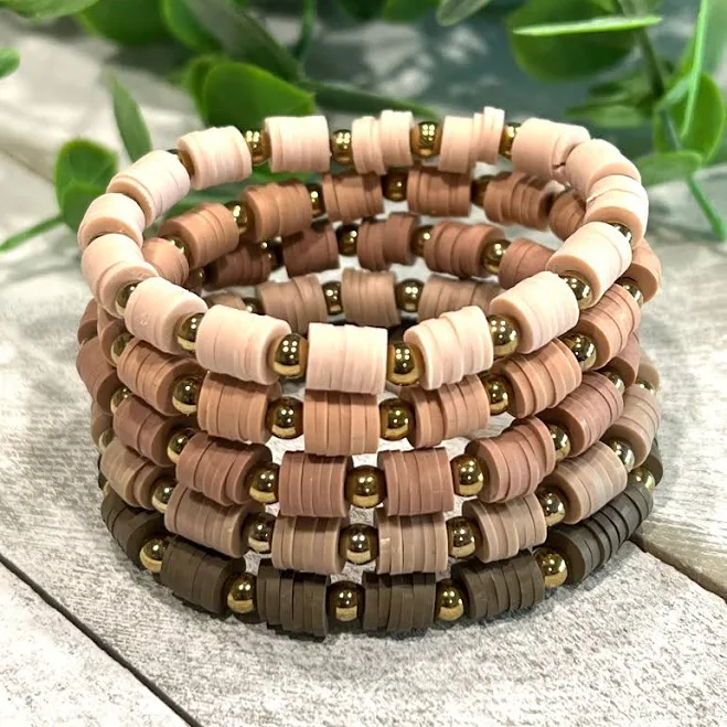 accessory Boho Heishi Bead Bracelet Etsy - Seller $9