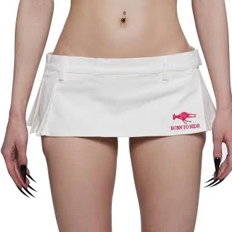 ultra-mini skirt Born to Ride Pleated Ultra Mini Skirt Dolls Kill $74