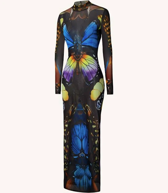 dress Butterfly Mesh Maxi Dress JW PEI $139