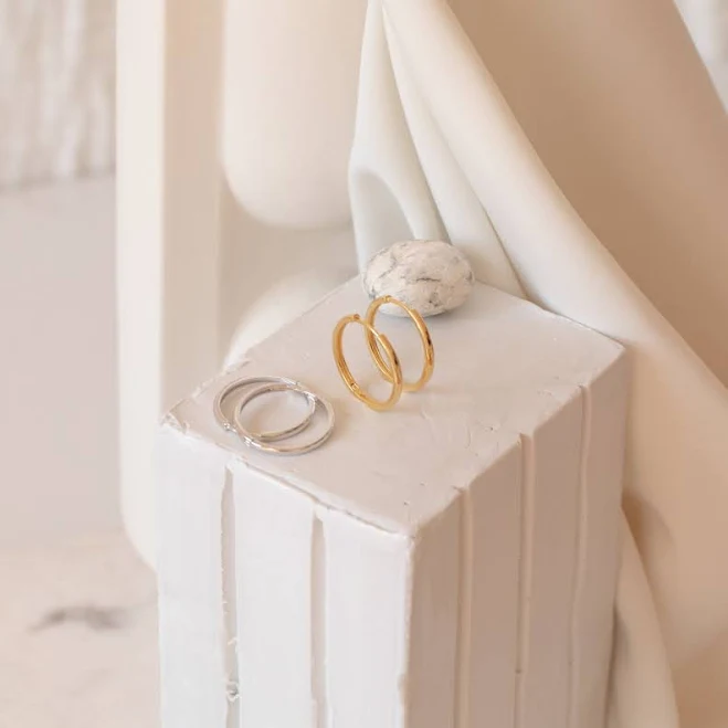 accessory Caitlyn Minimalist Minimalist Everyday Classic Hoop Earrings Caitlyn Minimalist $24.8