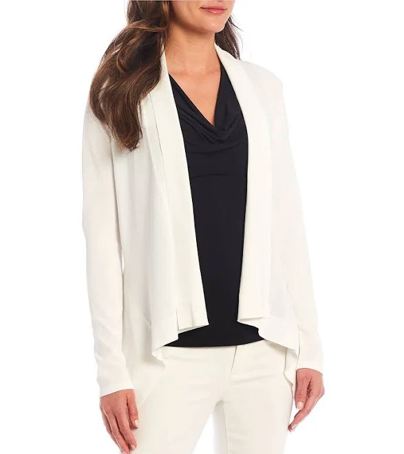 outerwear Calvin Klein Women's Shawl Collar Open-Front Knit Cardigan Dillard's $89
