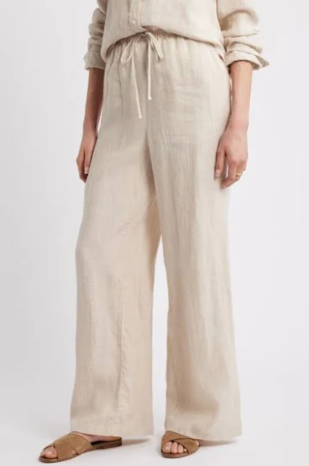 pants Caslon Easy Wide Leg Linen Pants Nordstrom $79.5