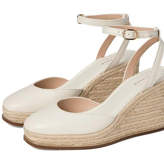 shoes Cole Haan Women's Kyra Espadrille Wedge Pumps Zappos.com $93.5