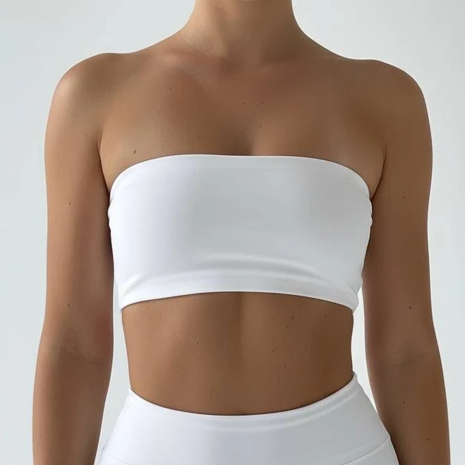 top Cotton Jersey Mini Bandeau Top KAV Wear $24.9