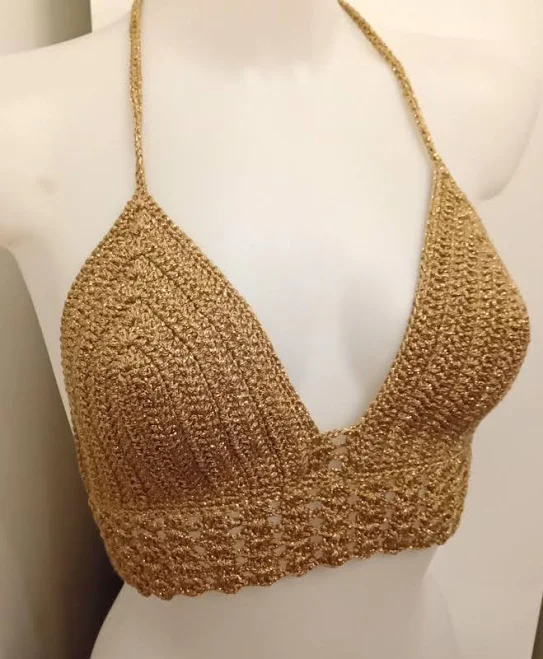 crop top Crochet Bralette Top Etsy - Seller $32.33