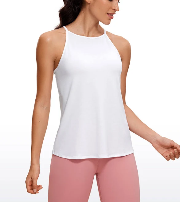 top Crz Yoga Women's Yoga Classic Fit Halter Tank crz yoga $20