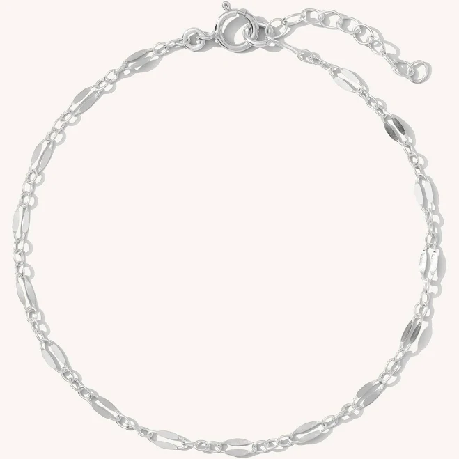 accessory Dainty Sterling Silver Chain Bracelet Simple & Dainty $36