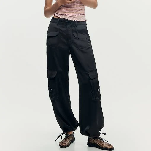 pants Desigual Women's Satin cargo pants Desigual.us $199