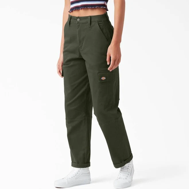 matching set Dickies Women's Relaxed Fit Cropped Cargo Pants Dickies.com $54.99