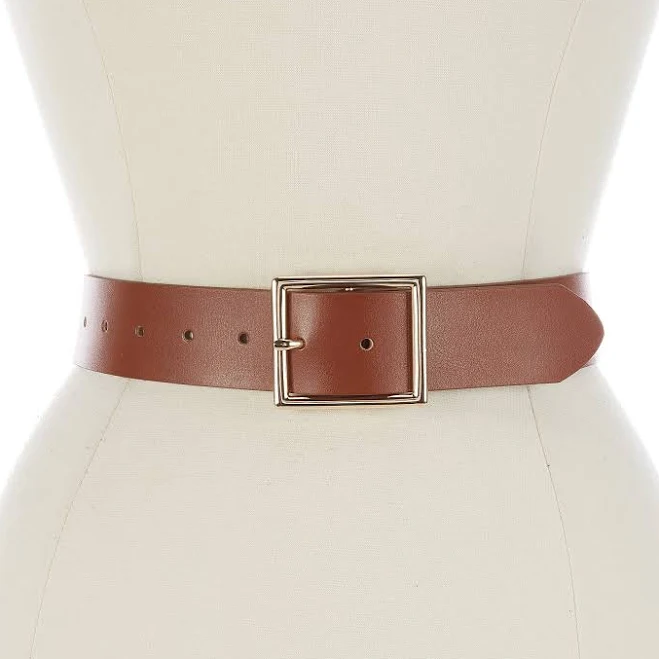 accessory Dillard's Women's 1.5 Square Classic Leather Belt Dillard's $28.8