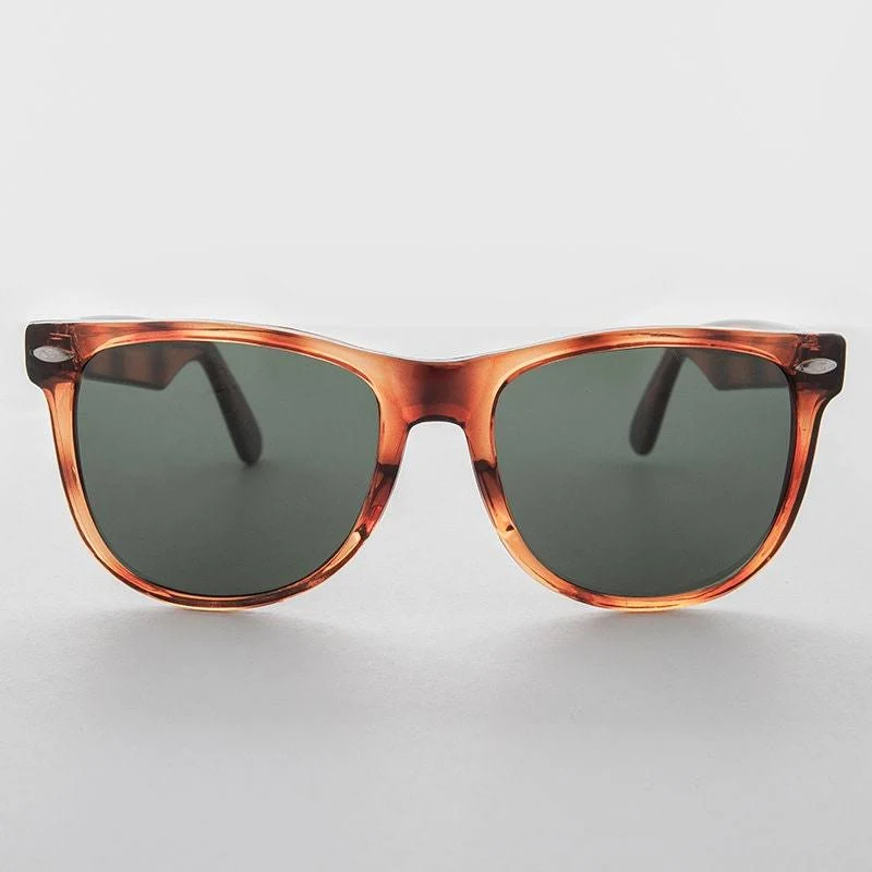 accessory Draper Classic Square Tortoiseshell Sunglass with Glass Lens Etsy - SunglassMuseum $28