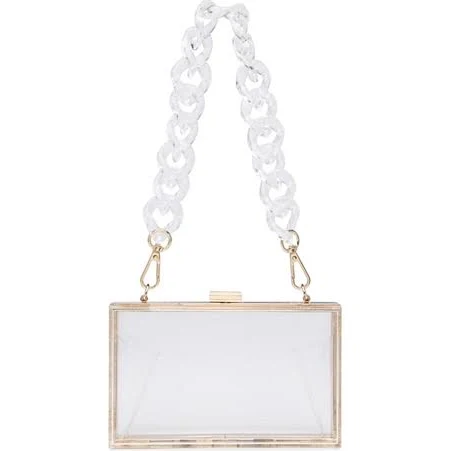 bag Duntery Acrylic Chain Clutch Square Bag Duntery $23