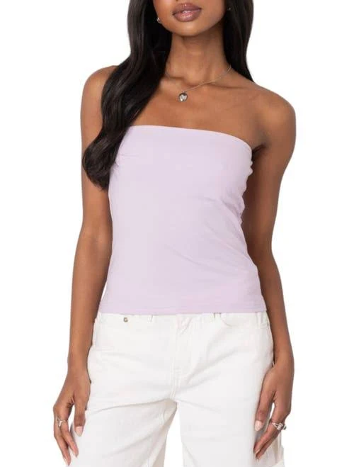 top edikted Women's Built In Bra Tube Top Nordstrom $33.6