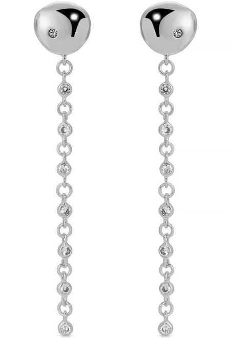 accessory Ettika Polished Pebble Crystal Chain Link Drop Earrings Nordstrom $50