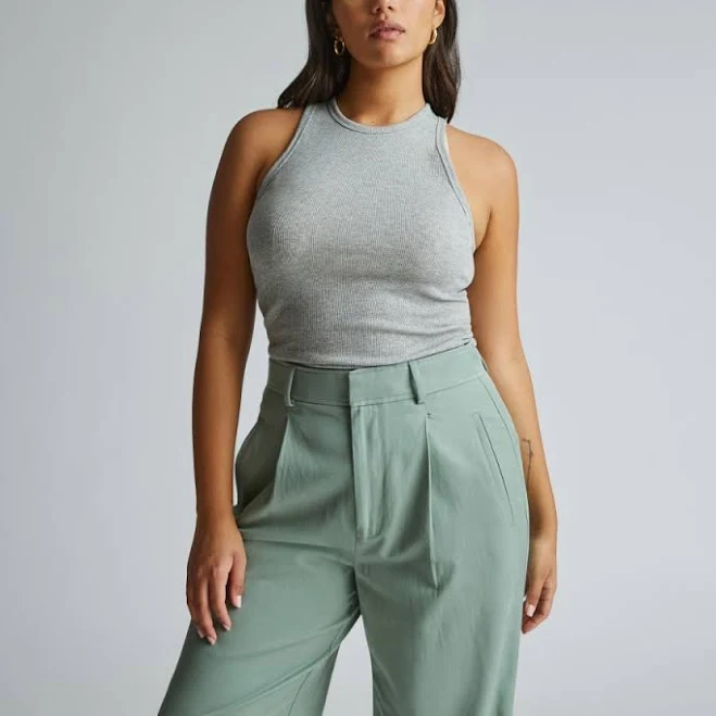 top Everlane Luxe Rib Racerback Tank Top Everlane $12