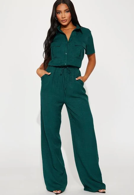 jumpsuit Fashion Nova Women's Come Find Me Linen Jumpsuit Fashion Nova $22