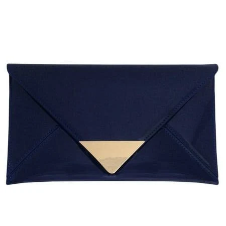 bag Faux Patent Leather Glossy Envelope Clutch Women's Walmart - Fabianny $39.95