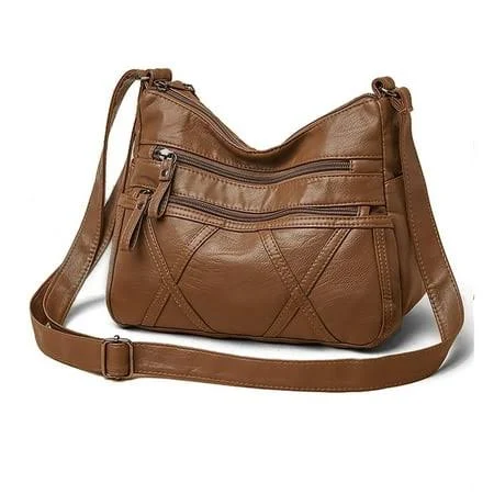 bag Fidac Women's PU Leather Multi Pocket Crossbody Bag Walmart - Explorestore $13.99