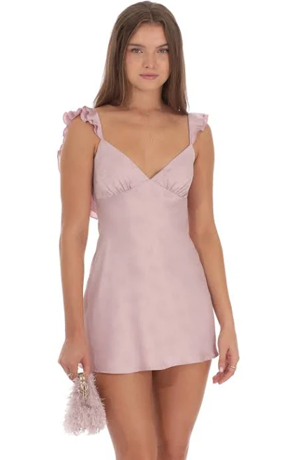 dress Floral Satin Open Back Slip Dress LUCY IN THE SKY $53.11