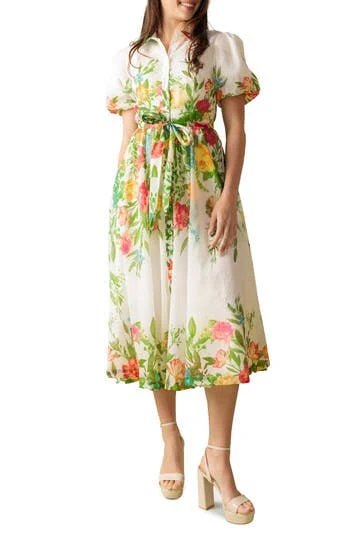 dress Flying Tomato Floral Midi Shirtdress Nordstrom Rack $59.97