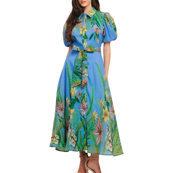 dress Flying Tomato Floral Midi Shirtdress Nordstrom $78