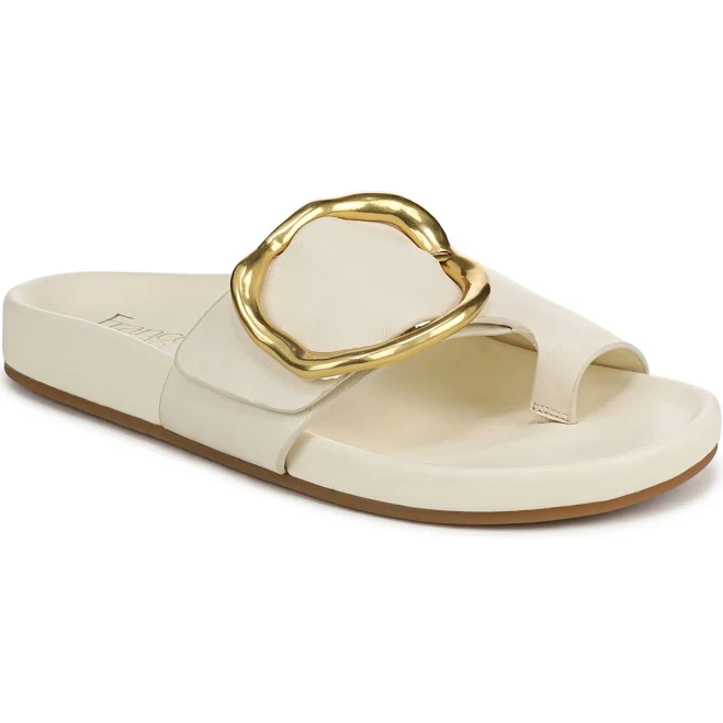 shoes Franco Sarto Brianka Leather Slide Sandals Macy's $77