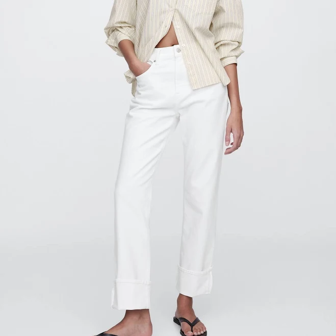 jeans Gap Women's High Rise '90s Straight Jeans Gap Factory $31.99