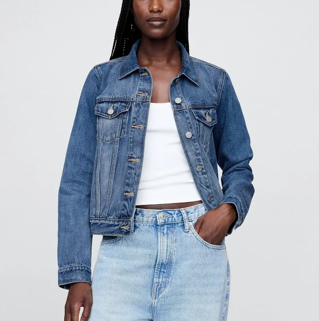 outerwear Gap Women's Icon Denim Jacket Gap $44