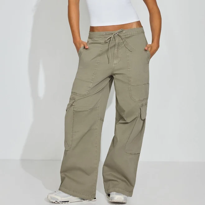 bottom Garage Women's Wide Cargo Pants Garage $40