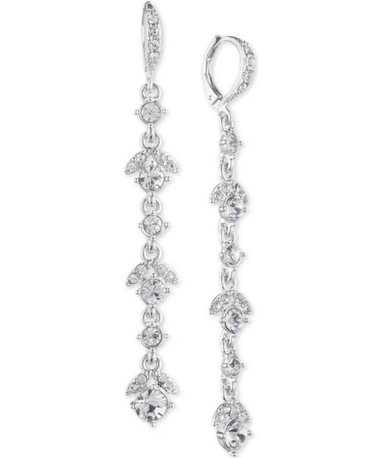 accessory Givenchy Crystal Linear Drop Earrings Macy's $40.6