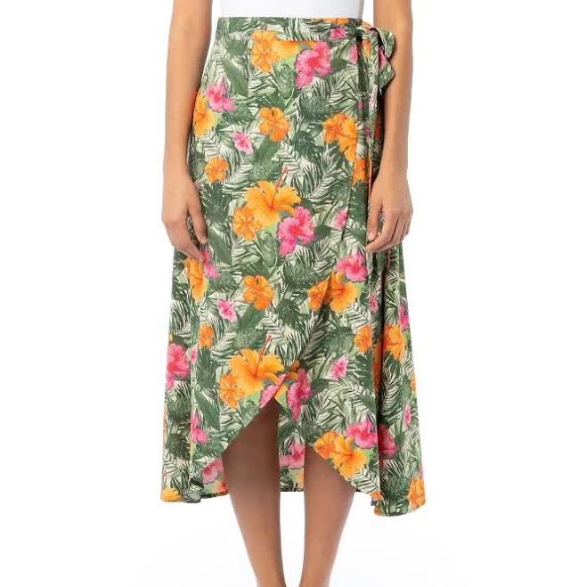 skirt Guy Harvey Hibiscus Garden Wrap Skirt Guy Harvey $27