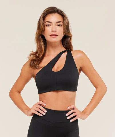 one shoulder top Gymshark One Shoulder Sports Bra Gymshark $21
