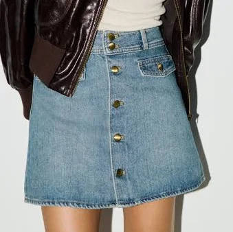 bottom H&M Ladies A-Line Denim Mini Skirt H&M $39.99