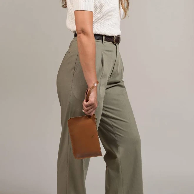 bag Handmade Leather Clutch Bag with Gold Accent Etsy - VillageLeathers $56.02