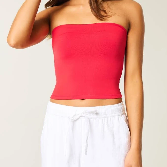 top Hollister Women's Soft Stretch Seamless Tube Top Hollister Co - Official $6.99