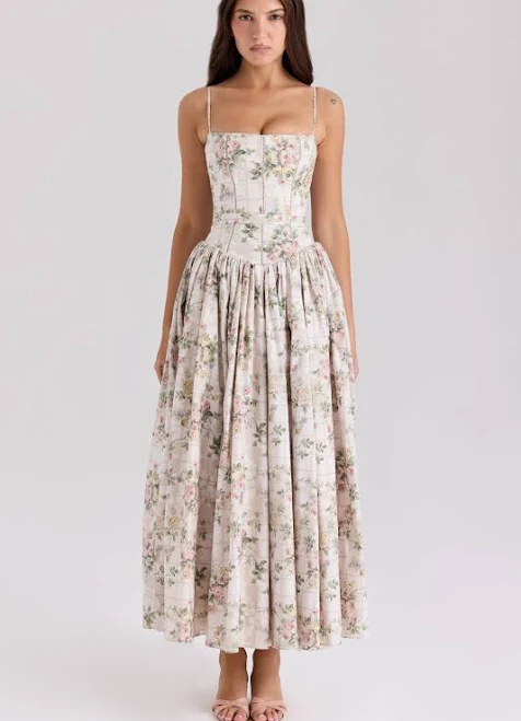 dress House Of Cb Womens Ysabella Floral-Print Midi Dress House of CB $299