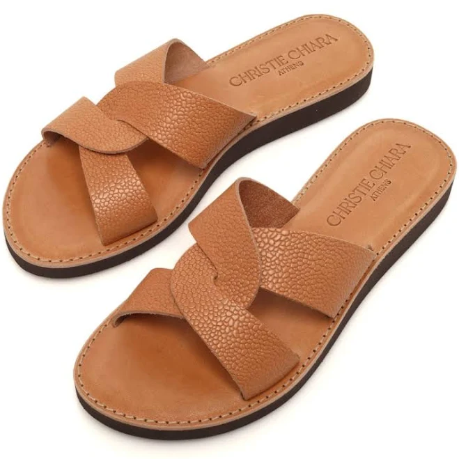 shoes Italian Leather Slides Etsy - ChristieChiaraSandal $93.68