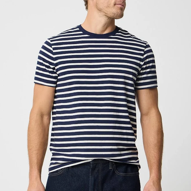top J.Crew Men's Striped Cotton Tee J.Crew Factory $29.5