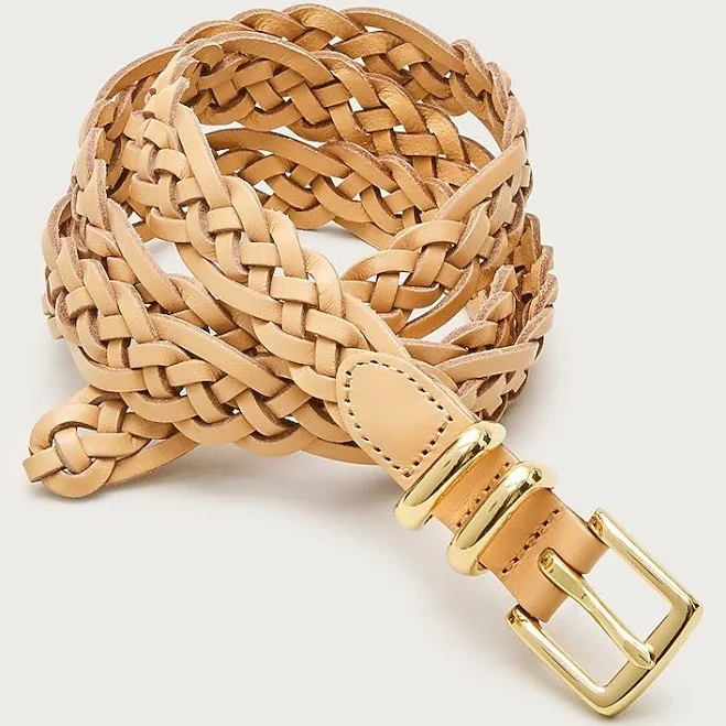 accessory J.Crew Women's Skinny Braided Italian Leather Belt J.Crew $47.5