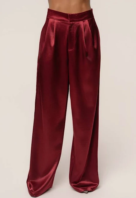 pants Jluxlabel Signature Satin Trousers jluxlabel.com $80