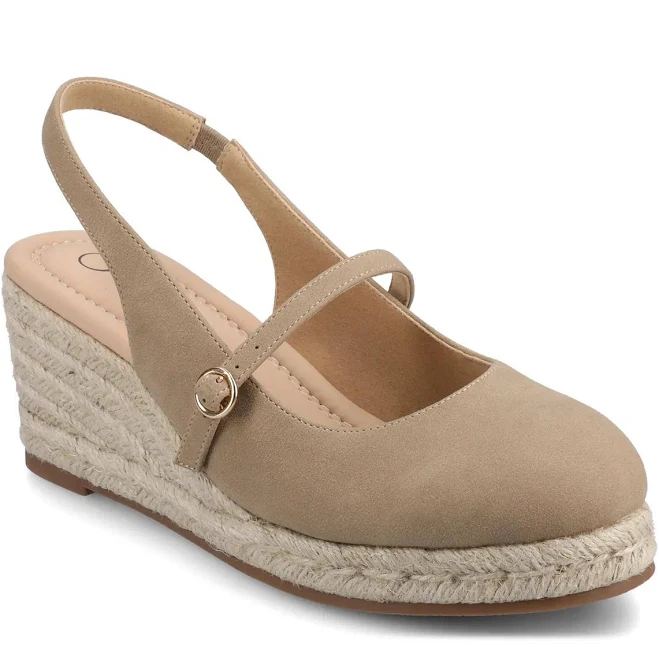 shoes Journee Women's Asmyna Espadrille Wedge Sandals DSW $44.99