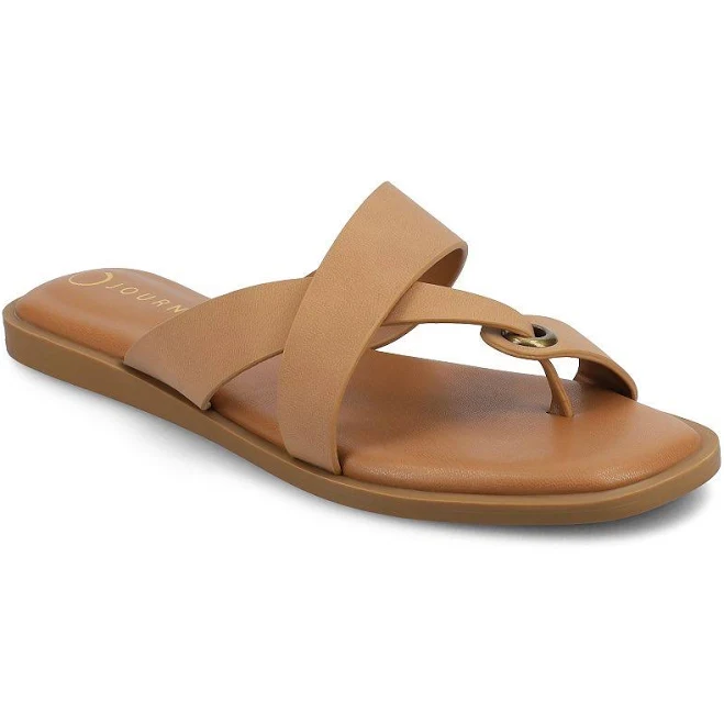 shoes Journee Women's Prizzie Slip-On Sandals Kohl's $36.54