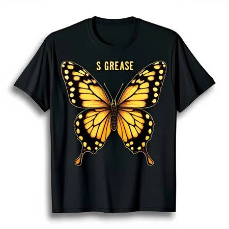 top JUNFPRINTEE Butterfly Graphic T-Shirt Walmart - shanghaijiyu $9.99