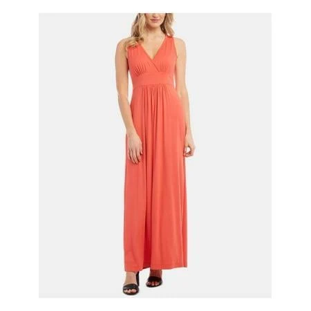dress Karen Kane Womens Coral Sleeveless Maxi Empire Waist Dress Walmart - Buy Outlet $45.22
