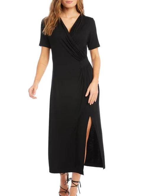 dress Karen Kane Women's Faux Wrap Midi Dress Nordstrom $118