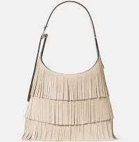 bag Kate Spade 454 Suede Fringe Shoulder Bag Kate Spade Outlet $135