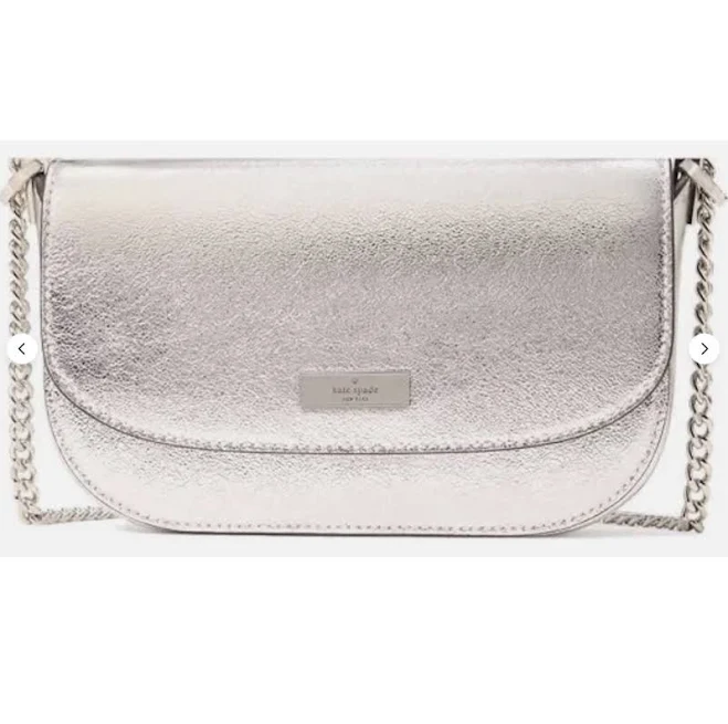 bag kate spade new york krista metallic Leather flap crossbody Kate Spade ki955 eBay $75