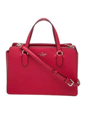 bag Kate Spade New York Saffiano Leather Shoulder Bag in Red The RealReal $59.5